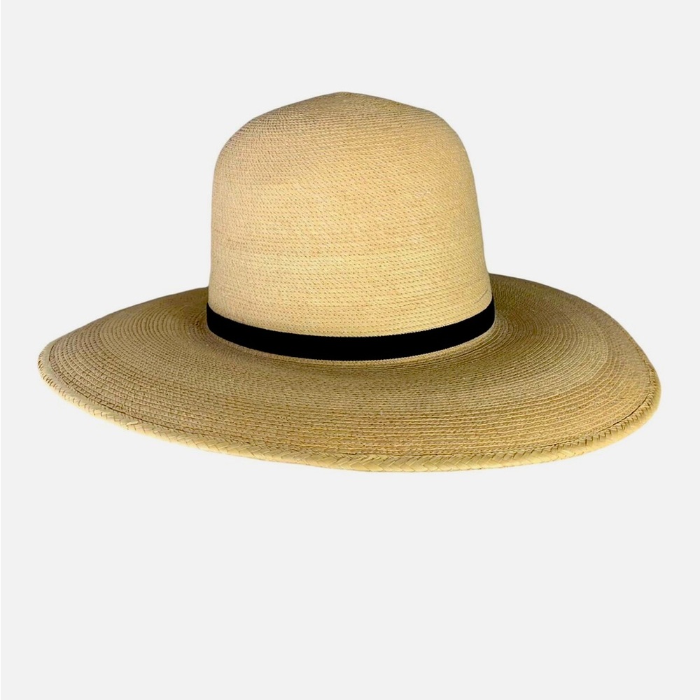 Sun Body Hat Guatemalan Palm Leaves StrawHat WideBrim,Handcrafted,7(56),PRISTINE